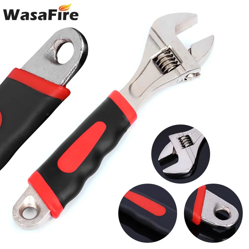 10 &quotУниверсальный Регулируемый ключ из нержавеющей стали гаечный с защелкой