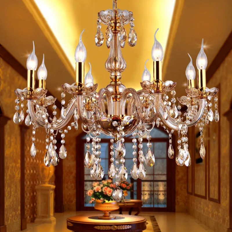Современная хрустальная люстра потолочный светильник светодиодный хрустальный