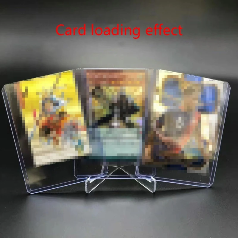 

448D 25Pcs Outer Sleeves Protector PVC Board Game Trading Card Plastic Collect Holder