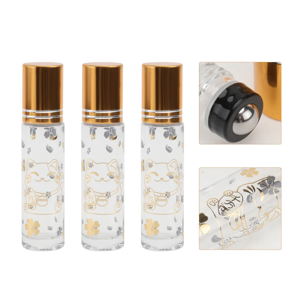 

6pcs Subpackage Perfume Containers Refillable Empty Bottles Roll-on Bottles