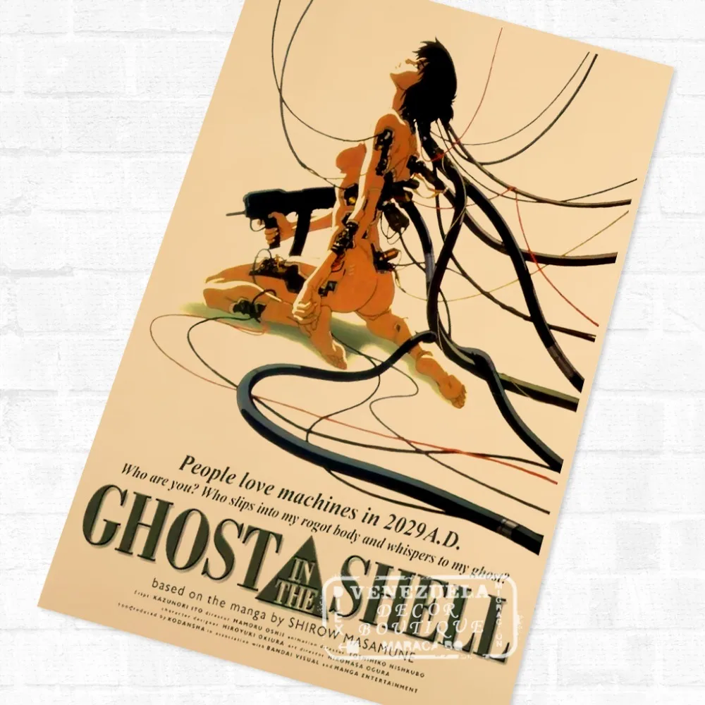 Классический Призрак в Ракушке аниме научная фантастика фильм винтажный Ретро