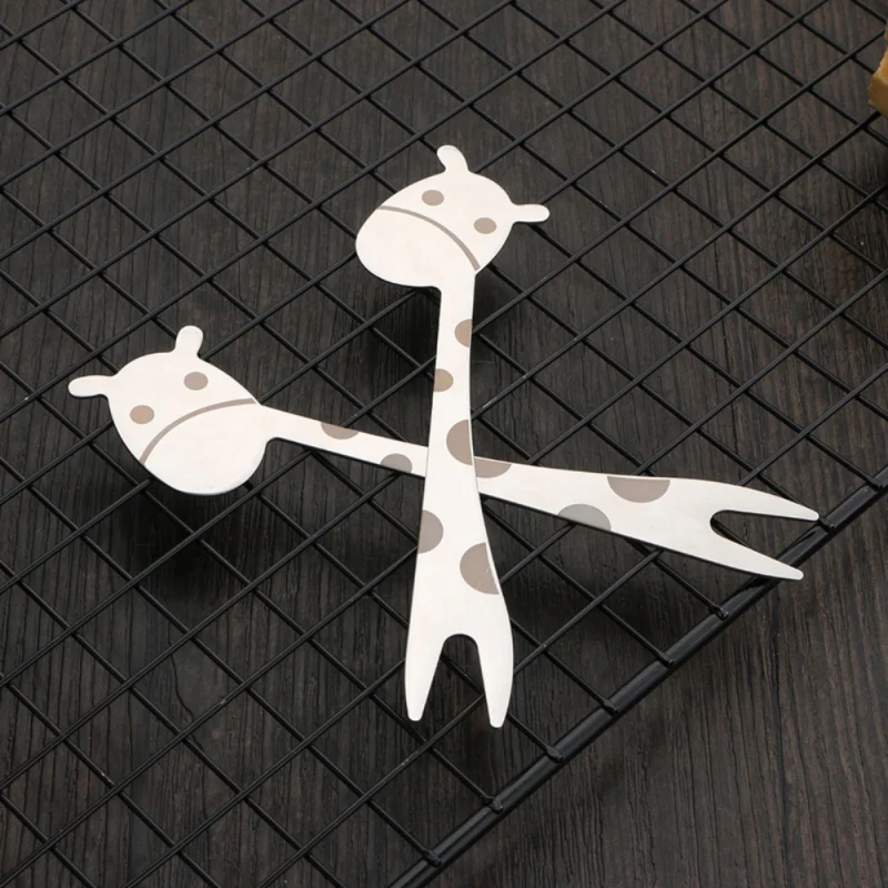 Нержавеющая сталь цвета радуги ложка с длинной ручкой и вилки совок для супа