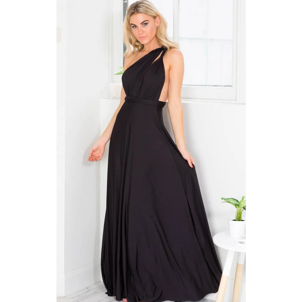 S ~ XXL летнее женское макси Клубное Бандажное платье длинное вечернее