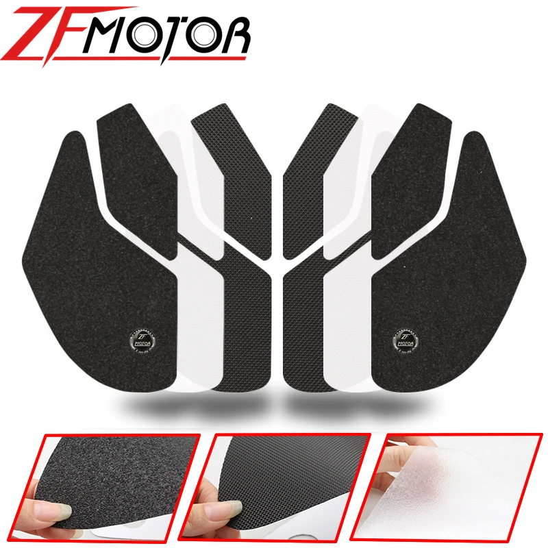 Защитная противоскользящая волоконная накладка на бак боковая Тяговая наклейка