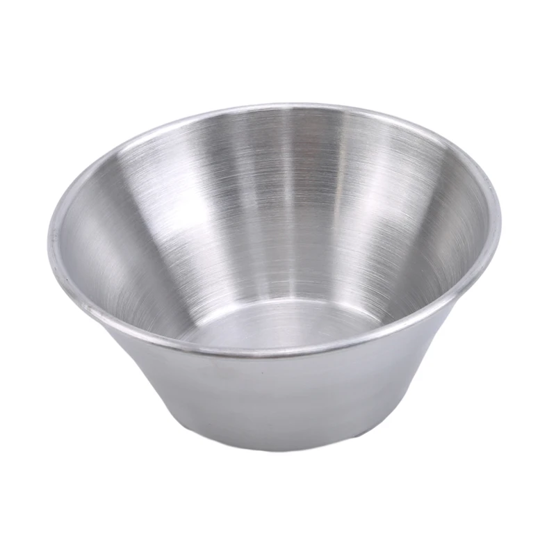 Столовые приборы миски из нержавеющей стали тарелка для соевого соуса десертная