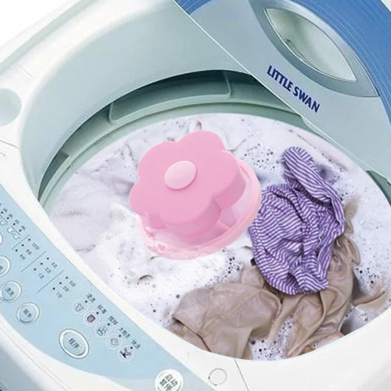 Фильтр-мешок для стиральной машины плавающий шарик белья в форме цветка стиль