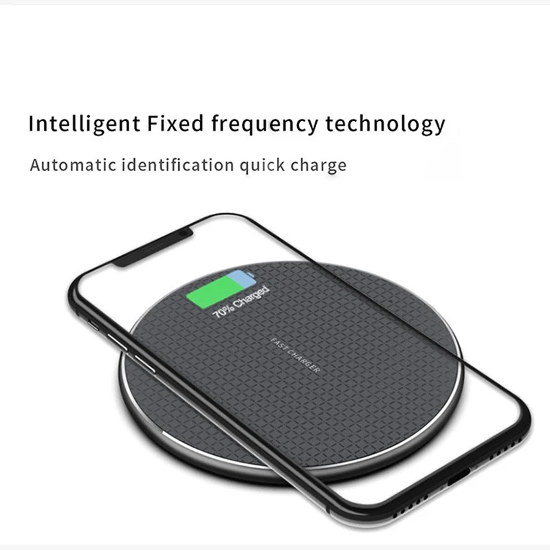 10w wireless charger for iphone11 xs max x xr 8plus fast charge mobile phone charger for ulefone doogee samsung note 9 8 s10plus free global shipping