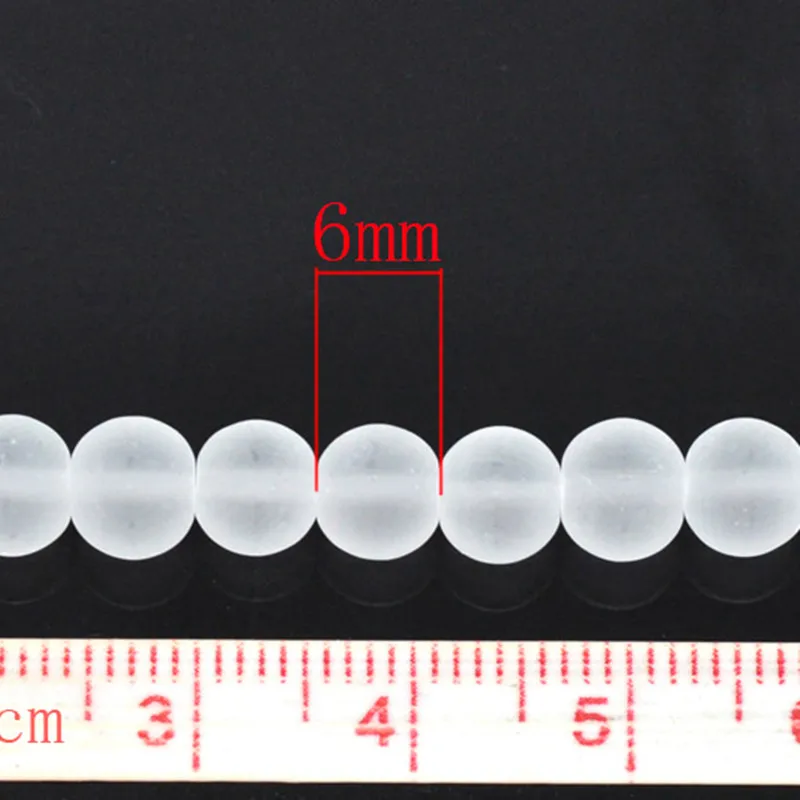 8 сезонов стеклянные бусины Круглые белые матовые Сделай Сам изготовление