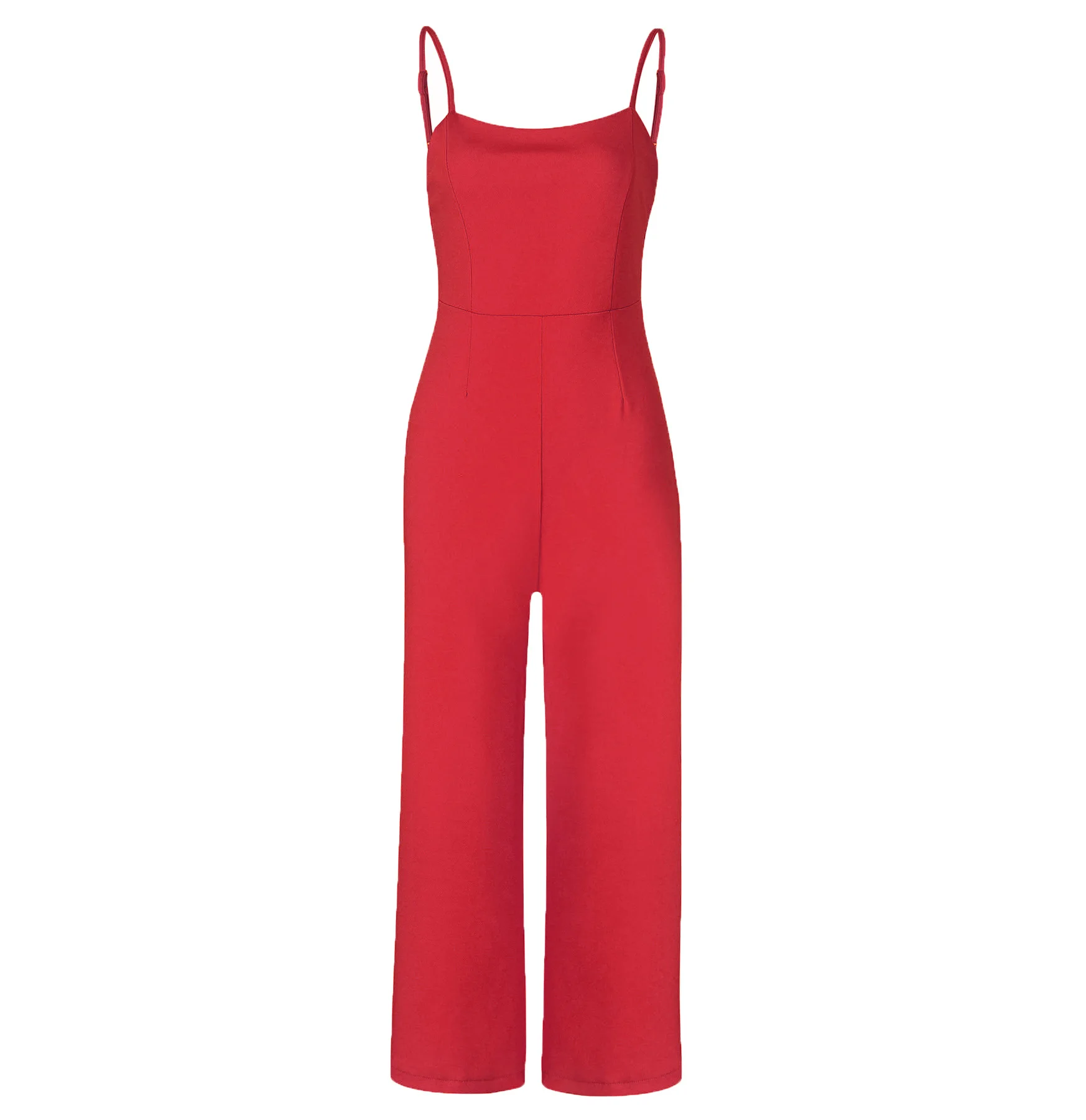 Basic Womens Jumpsuit Soild Off Shoulder Backless Nine Points Wide-legged Pants OL Jumpsuit Women Elegance  Overalls  One Piece