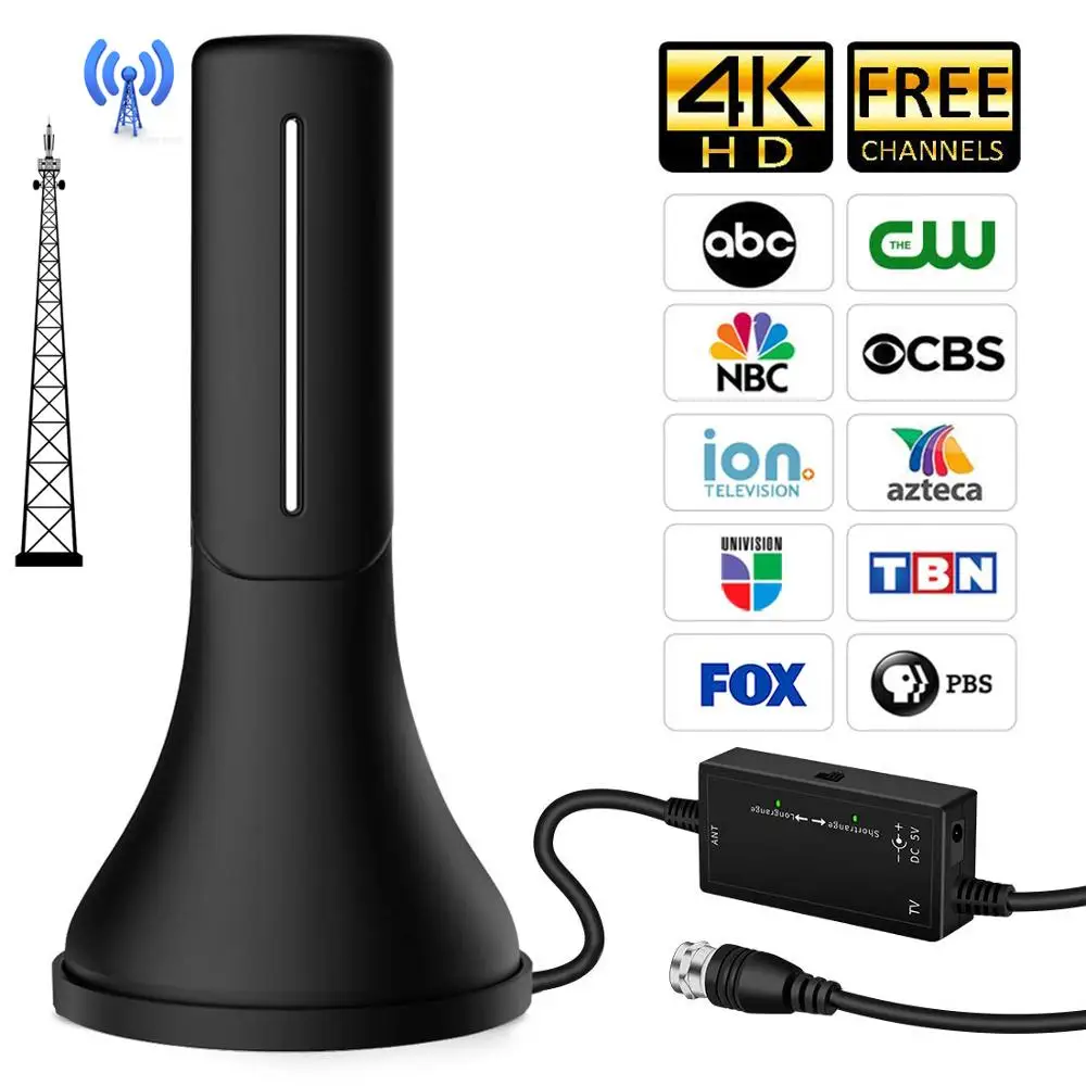 ТВ антенна DVD T2 цифровой HD TV сильный сигнал 120 миль 4K UHF VHF спутниковый приемник