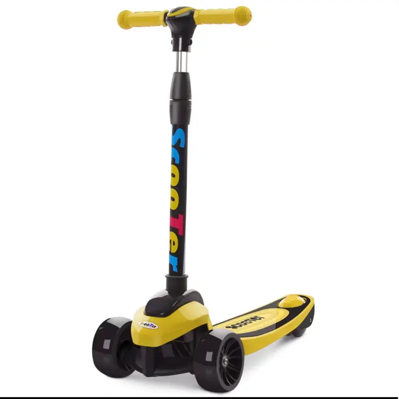 Детский скутер складной Гладкий утолщенный нескользящий педаль студенческий