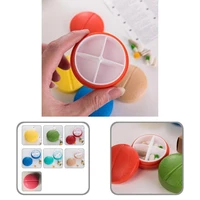 eco friendly capsule box with lid sanitary pill holder tablet storage organizer for home use pill box