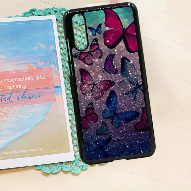 

Cute Butterfly Patterned Phone Case PC for iPhone 11 12 pro XS MAX 8 7 6 6S Plus X 5S SE 2020 XR