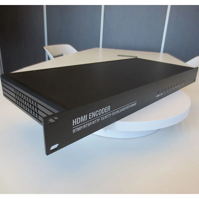 1U 8-канальный HEVC H265 H264 HD HDMI к IP видео кодировщик IPTV прямая трансляция медиакодер с