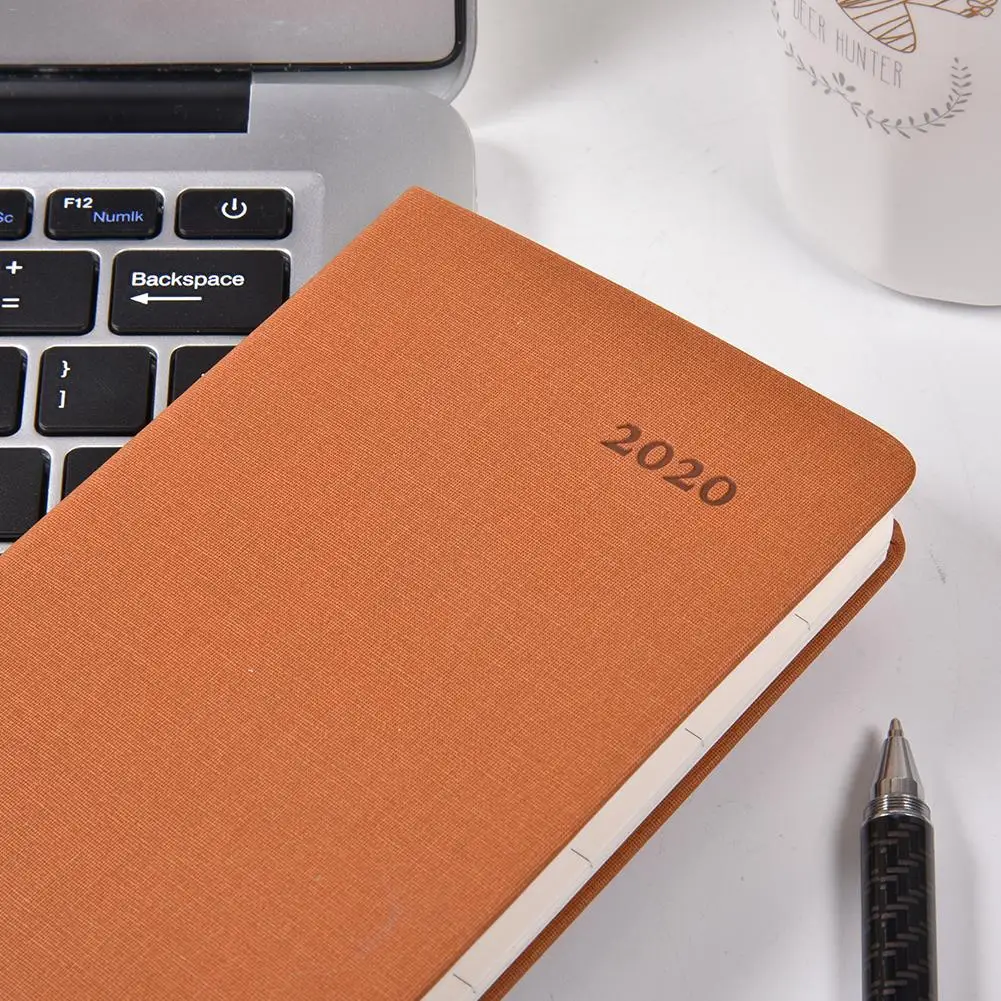 2020 Pocket Calendar Portable A6 Monthly Schedule Planner 6.7&quot x 3.7&quot Notebook for Diary Business Journal Travel Daily Record |