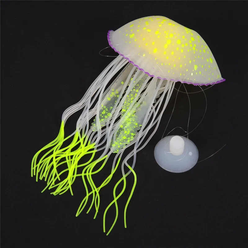 Aapet 1pc Silicone Simulation Jellyfish Aquarium Decorative Accessories Artificial Decorating Ornament For Fish Tank | Дом и сад