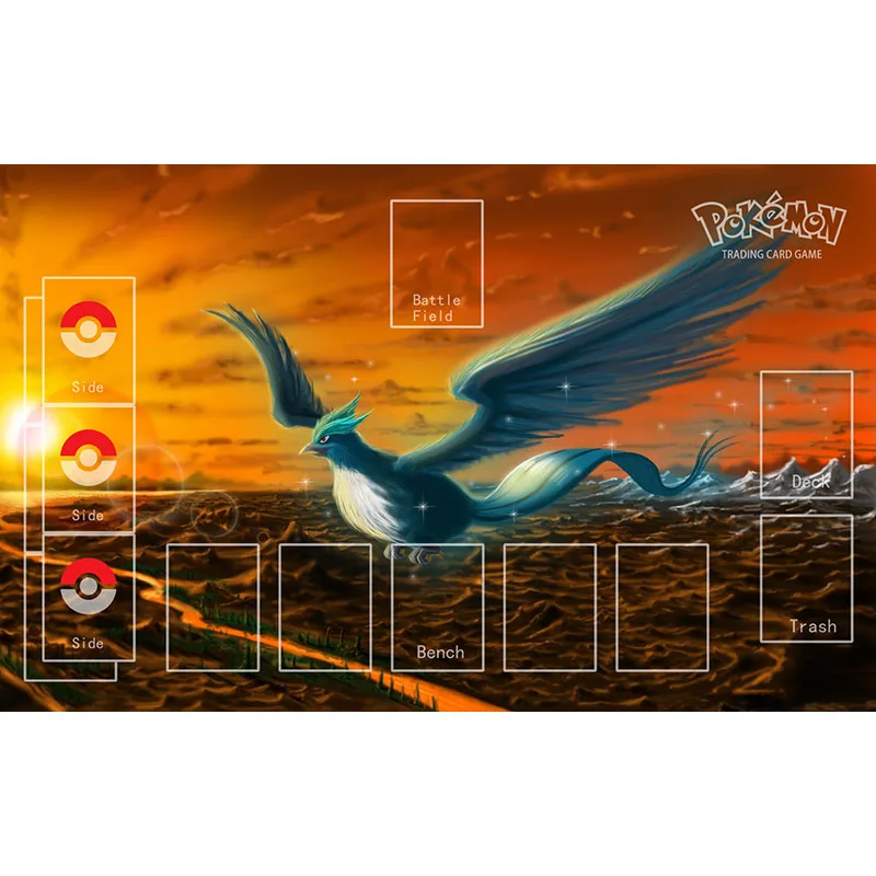 

Pokemon Card Battle Game PTCG Table Mat Pikachu Sword Shield Fighting Game Card Game Collection Cards Kids Gift Toys