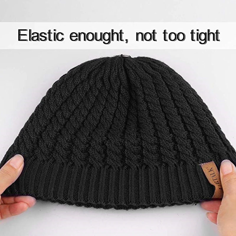 Furtalk Настоящее Меховая Шапка Женская Двойная Подкладка Большой Енота Помпон