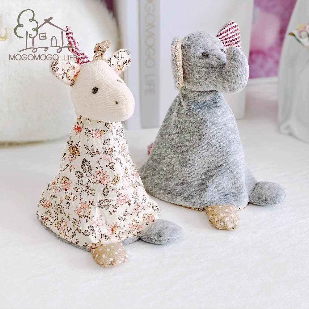 

Luxury Handmade Elephant Soft Toys Mini Cloth Rag Doll for Infant Play Gift for Newborn Magic Cartoon Elephant Plush 14cm