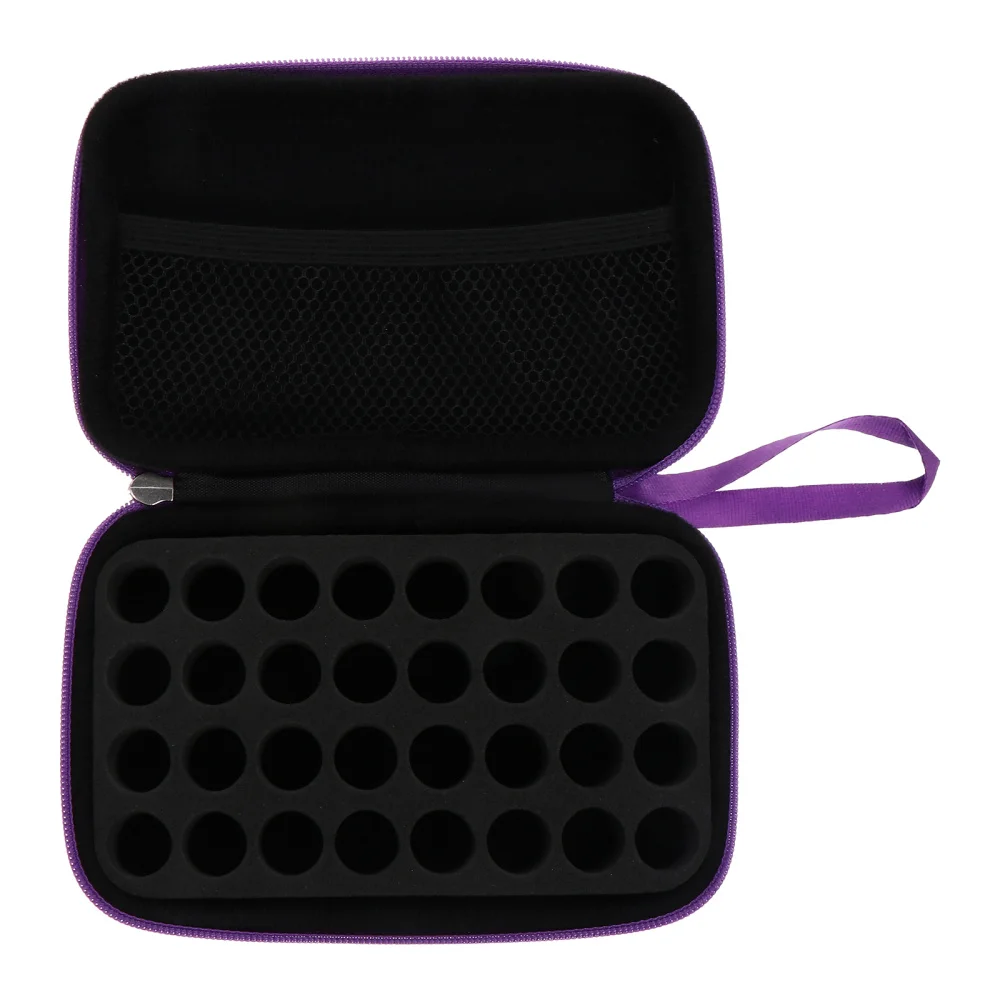

1pc 32 Grids Essential Oil Holder Bag Portable Essential Oil Bottle Storage Case