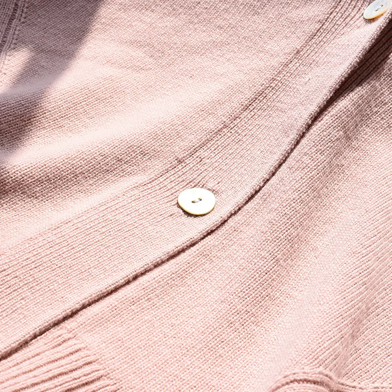 

2020 New Sweater Knitted Cashmere Cardigan Women's Long Sleeve Loose