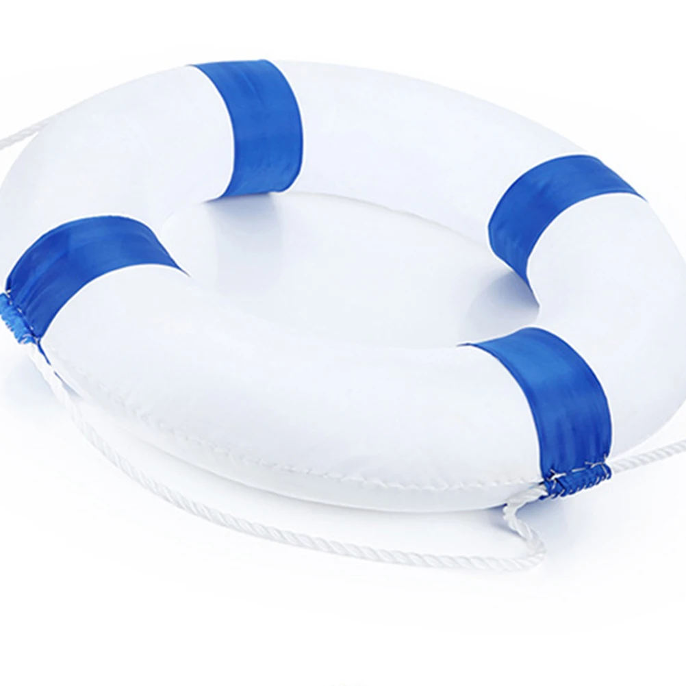 

1Pc Swim Ring Summer Floating Swimming Ring Durable Life Buoy Life Ring Swim Supplies for Swimming Pool Beach (Blue)