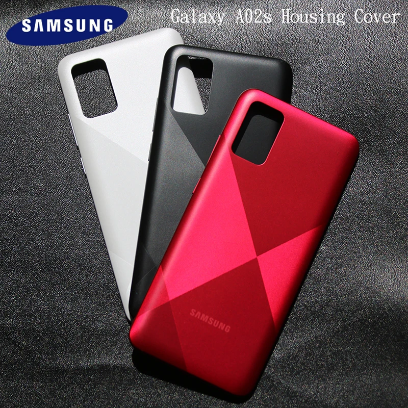 

Samsung Galaxy A02S Back Battery Cover Door Rear Housing Case Replacement For Samsung Galaxy A02S A025 With Side button & logo