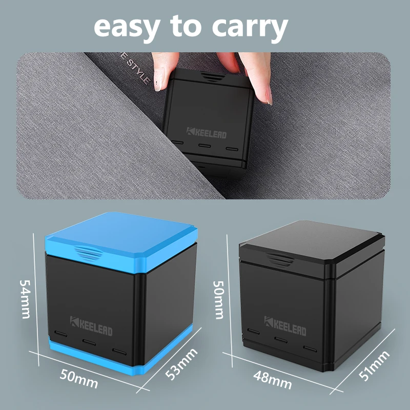 Original KEELEAD Battery For GoPro Action Sports Camera 1750mAh 3-Ways Fast Charger Go Pro Hero 9 8 7 6 10 Black Accessories | Электроника
