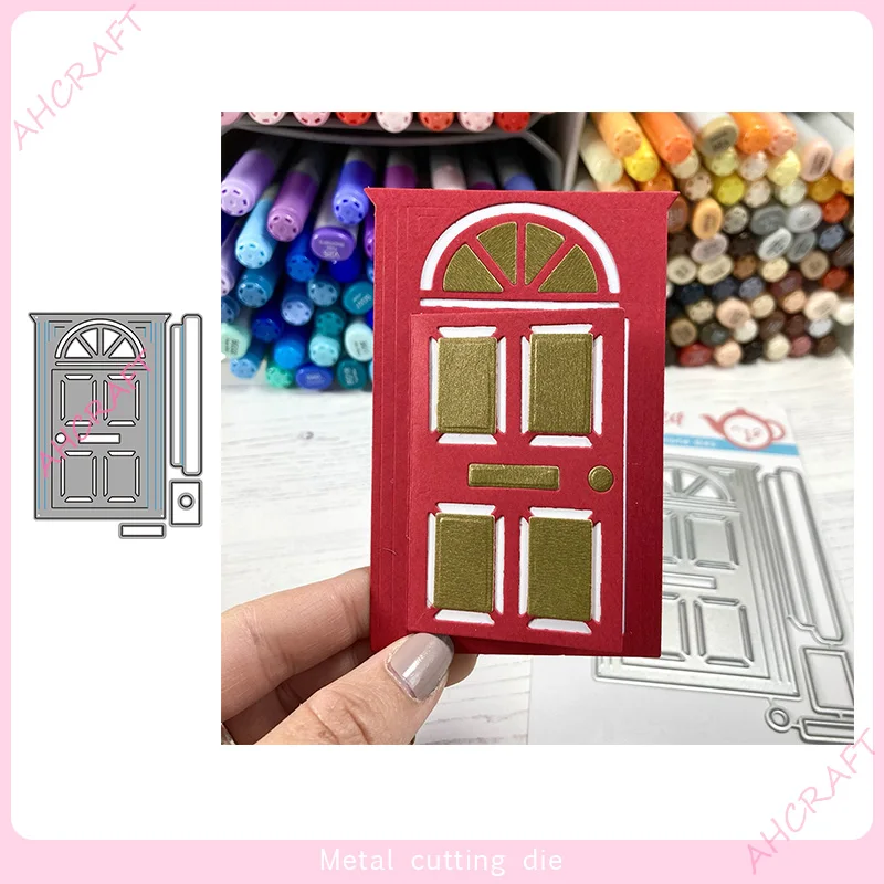 

Металлические Вырубные штампы A Door для «сделай сам» скрапбукинга фотоальбома декоративного тиснения бумажных карточек поделок Die2020