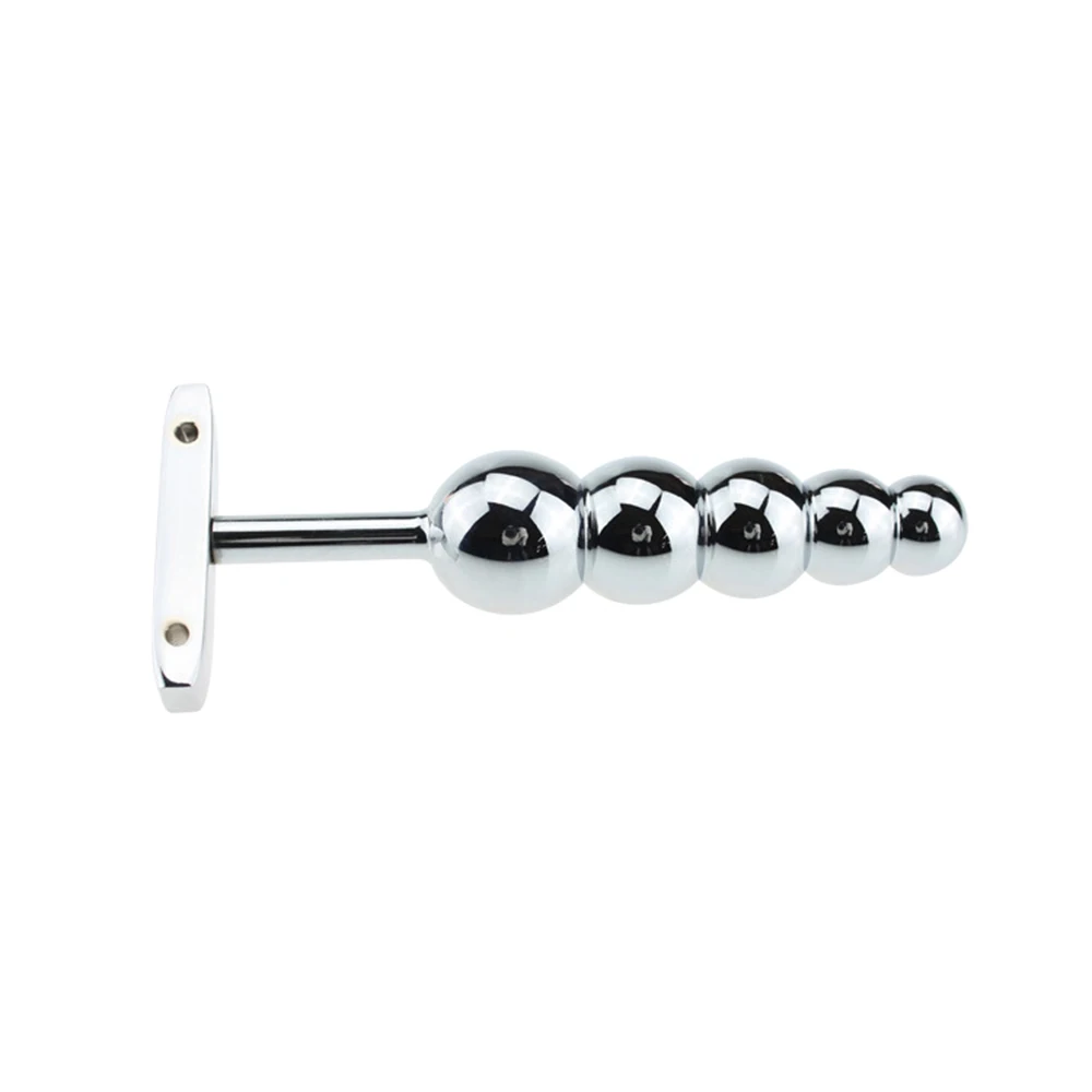 Stainless Steel Butt Plug Large Metal 5 Beads Sex Products Anal Adult Dildo Prostate Toys Shop For Women Men | Красота и здоровье