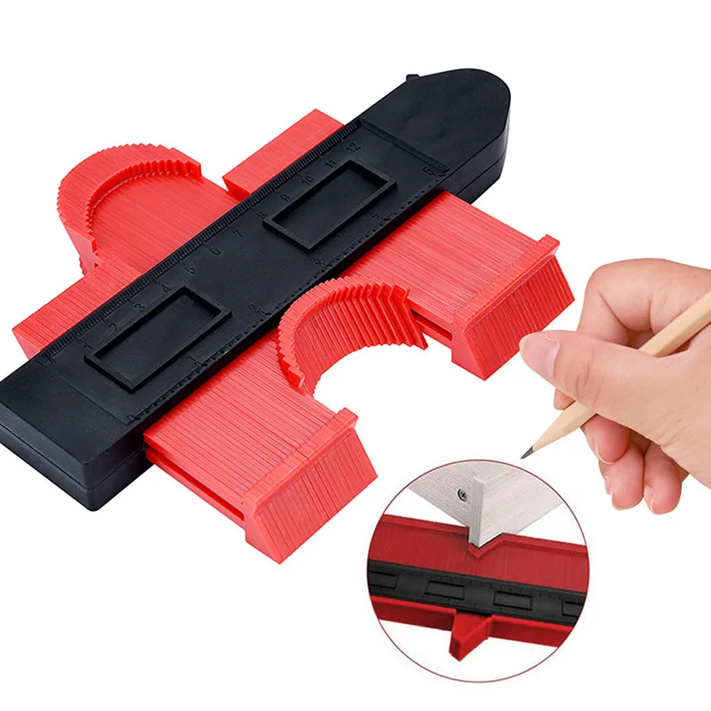 5/10 дюймовый контурный манометр пластиковый профиль копия мерный плитка ламинат