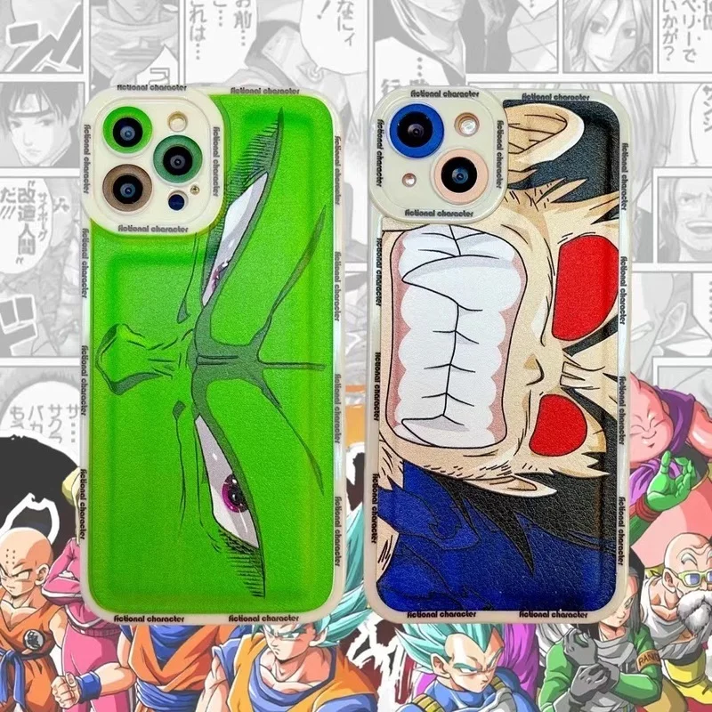 

BANDAI Dragonball Goku Anime Street Fashion Case for iPhone 11 12 13 PRO Max X XR XS 7 8 P TPU Protection Cover Shell Wholesale