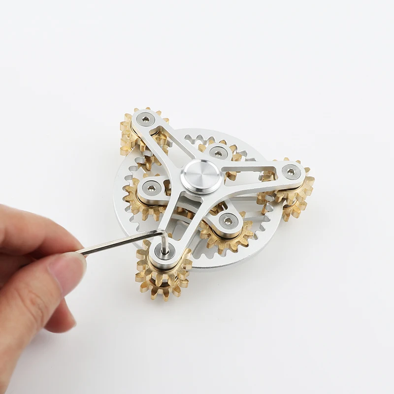 Tri-Spinner Hot Wheels зубчатое соединение высокого качества металлический Спиннер ручной Спиннер для пальцев антистресс игрушки для взрослых