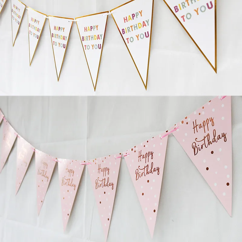 Большой баннер на день рождения Вымпел первый декоративные принадлежности