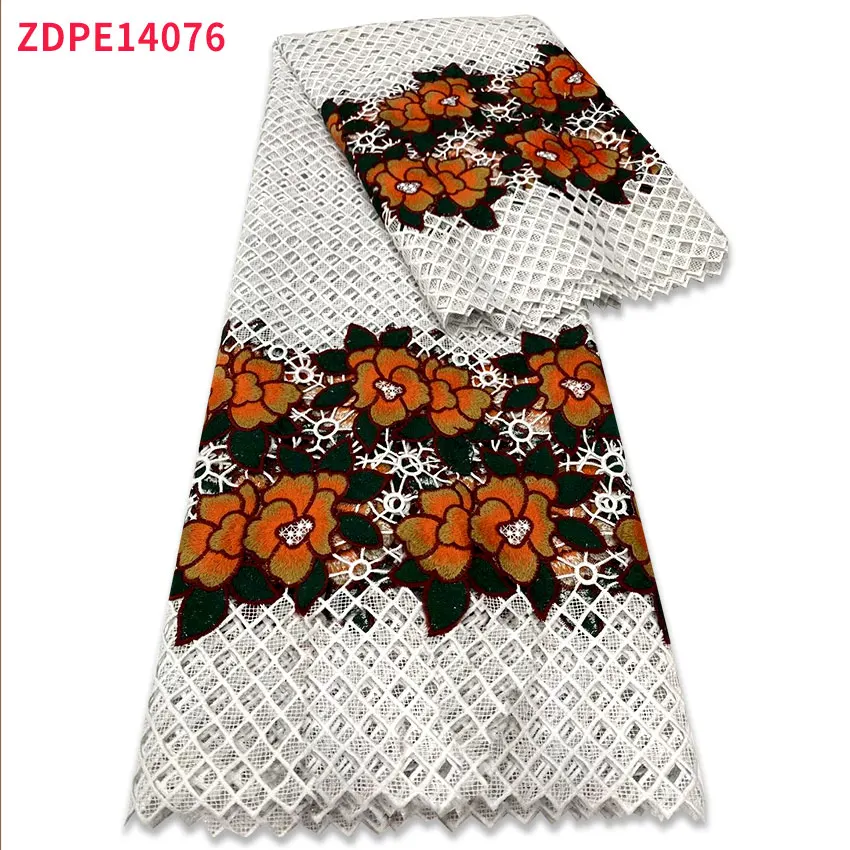 

Fashion Love Pattern Wax African Water Soluble Embroidered Lace Party Pagani African Lace Fabric
