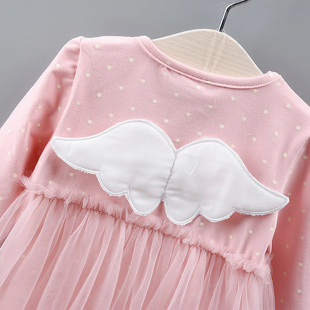 Платье для маленьких девочек; платья для маленьких девочек; vestido infantil vestidos infantil; одежда; batizado; Повседневная Лоскутная одежда с длинными рукавами; Z4