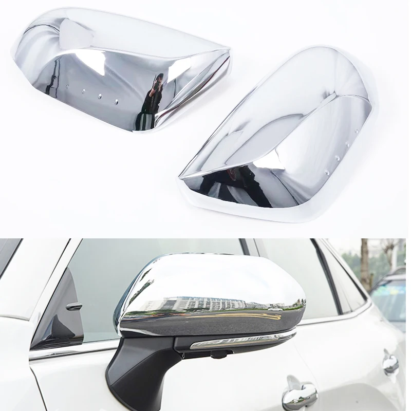 

Для Toyota Camry 2018 2019 2020 ABS Chrome Автомобильная зеркальная Обложка, наклейка, Стайлинг автомобиля