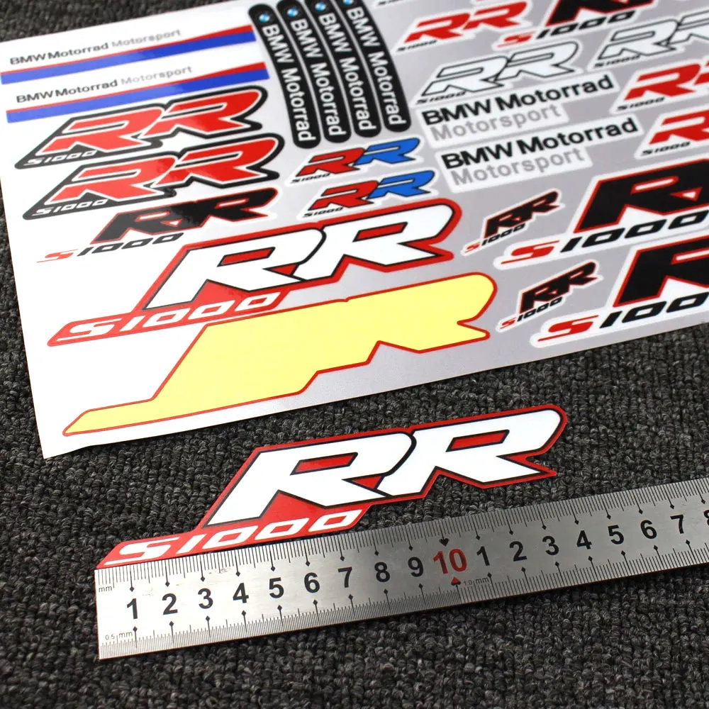 

For BMW S1000RR S 1000 RR HP HP4 Motorcycle Stickers Protector Fairing Emblem Tank Pad Knee Protection Windshield 2018 2019 2020