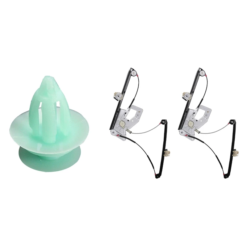 

30Pcs Interior Door Panel/Door Card Trim Clips with 2PCS Car Window Regulator Lifter Front Left Right for BMW E34