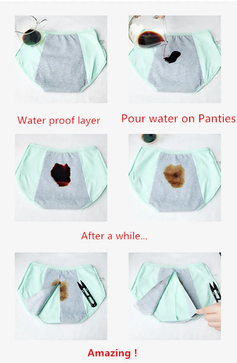 1 шт. герметичные трусики для менструального периода женское нижнее белье
