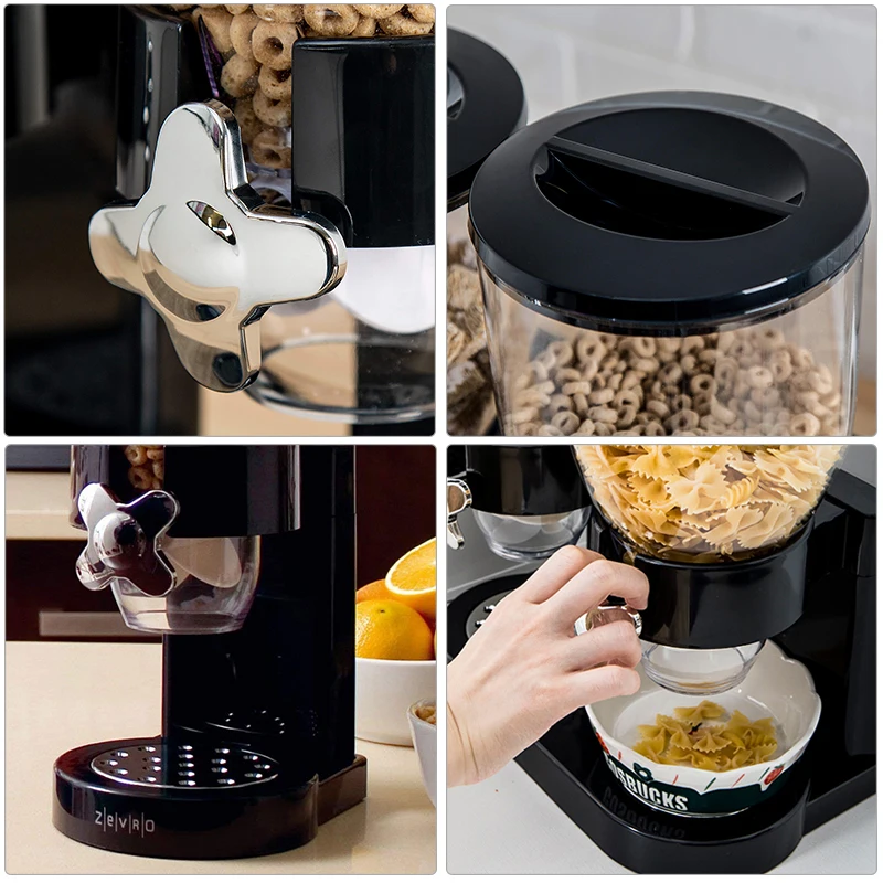 

Dry Food Dispenser with Large Storage,Kitchen Food Storage Container,Cereal Dispenser Box for Muesli,Cornflakes and Other Cereal