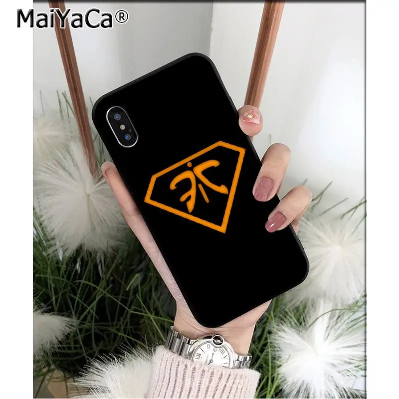 Мягкий высококачественный чехол для телефона MaiYaCa Fnatic FNC Esports Club из ТПУ iPhone 8 7 6 6S Plus