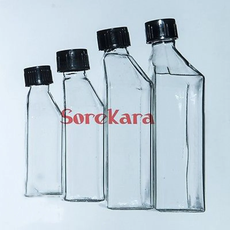 

250ml Cell Tissue Glass Culture Flask With Bevel Screw cap Angled Neck