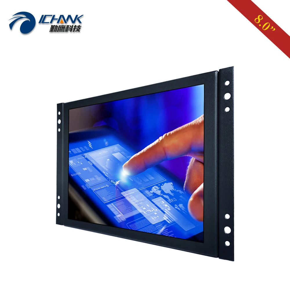 ZK080TC 262D/8 &quotдюймовый 1024x768 IPS HDMI USB VGA Мощность при загрузке встроенный открытая