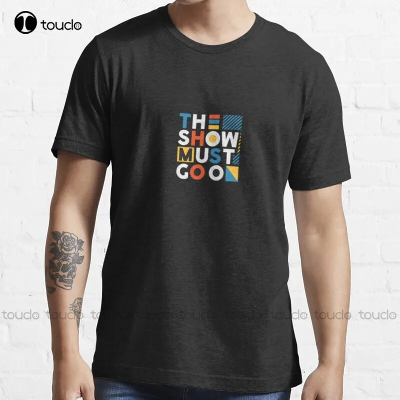 

Новинка, футболка из хлопка с надписью «The Show Must Go On 12»