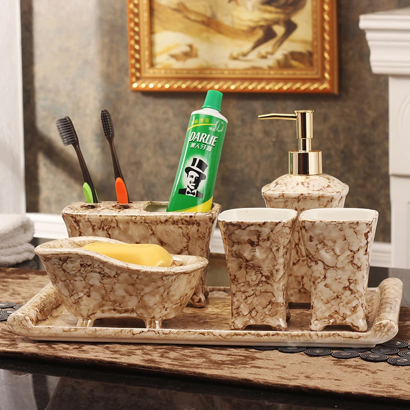 Ванная комната 5 туалет люкс европейский туалетная бумага аксессуары Bathom набор