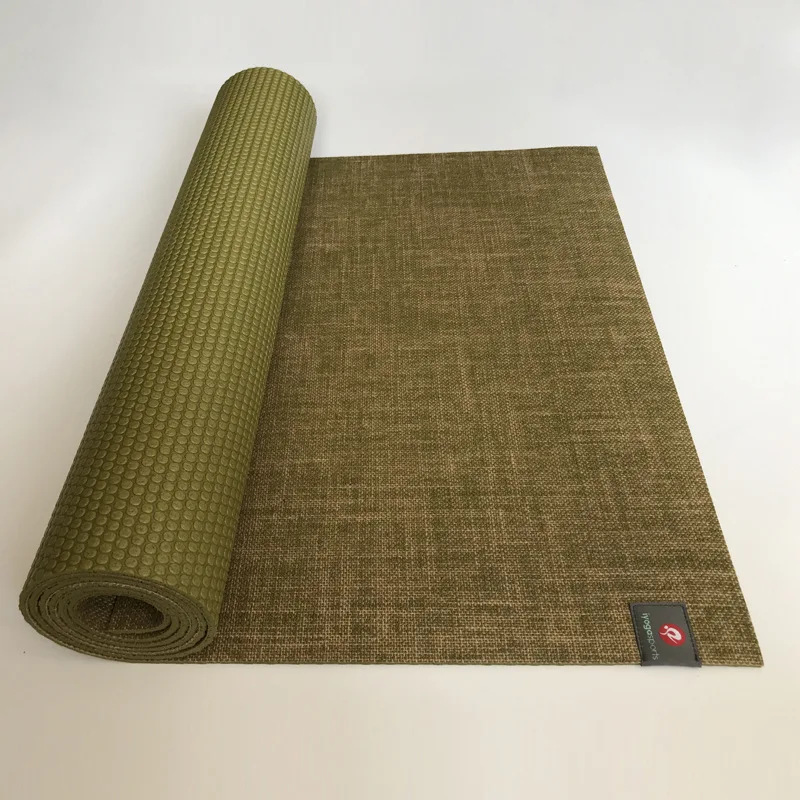 Коврик для йоги из натурального джута нескользящий коврик фитнеса гимнастики