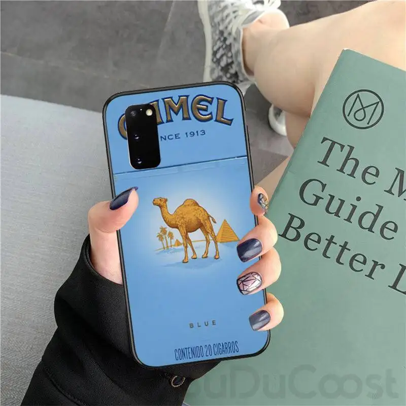 

Cigarette brand Newly Arrived Black Cell Phone Case For Samsung S5 7 8 9 10 S8 S9 S10 plus S10E lite S10-5G S20 UITRA plus