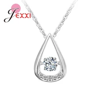 classic waterdrop pendant necklaces for women party dinner noble aaa cz long chain fashion jewelry gift bijoux