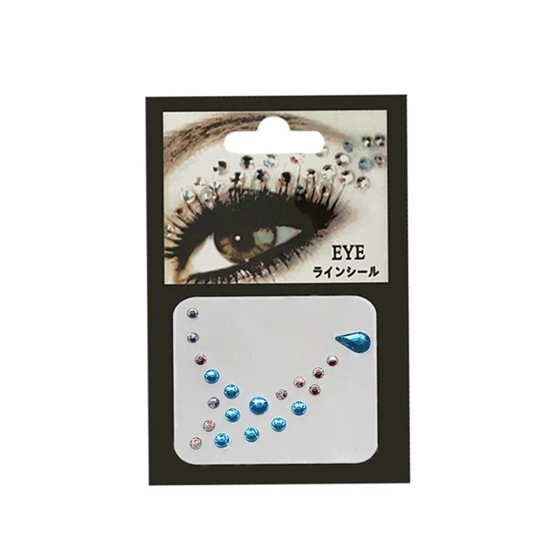 Блестящие праздничные вечерние Стразы для макияжа лица стразы украшения тела